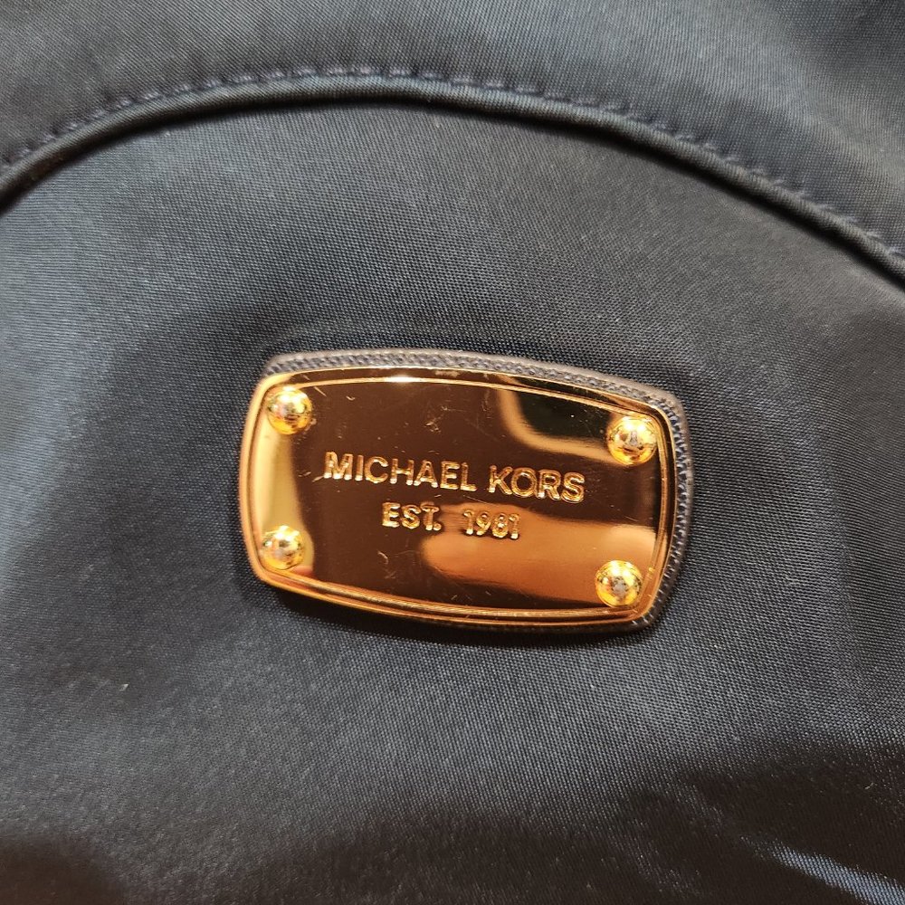 SOLD Michael Kors Large Nylon and Leather Jet Set Backpack - Picture 5 of 10